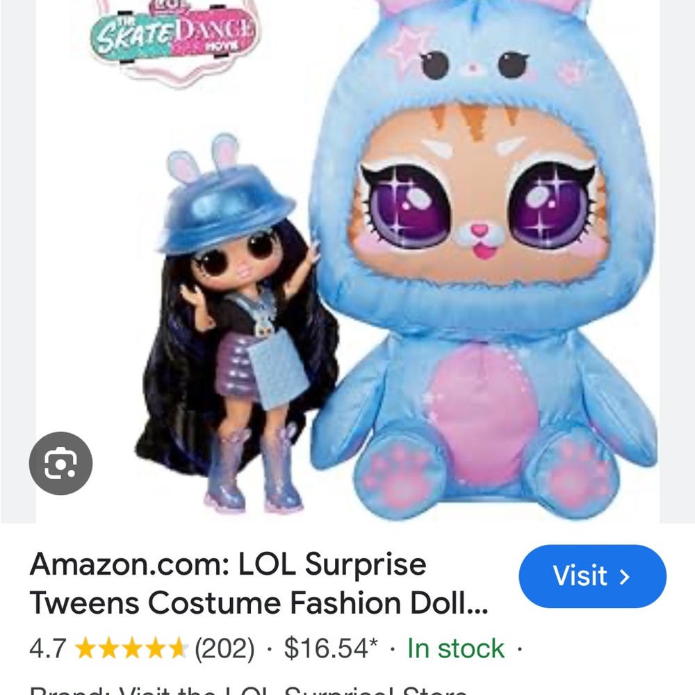 Surprise Tweens Fashion Doll inflatable